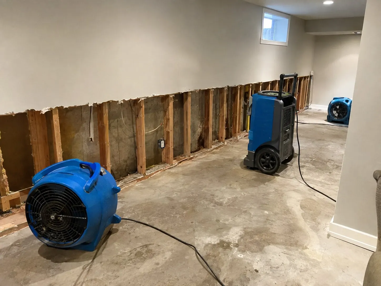 Controlled removal with drying